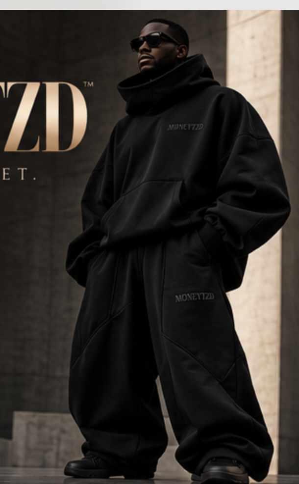 High neck hoodie