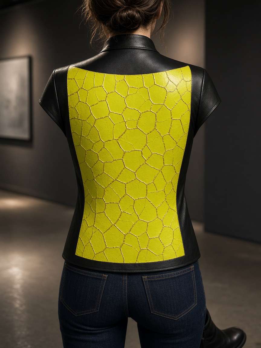 Leather neon back